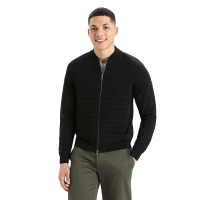 Icebreaker Men's ICL Zoneknit Insulated Knit Bomber - XL - Black