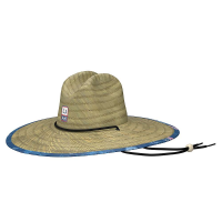 Huk Men's Straw Fish And Flags Hat