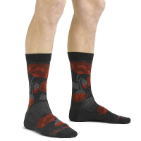 Darn Tough Men's Poppies Crew Lightweight Sock - XL - Charcoal