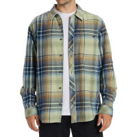 Billabong Men's Coastline Flannel Shirt - Small - Light Sage