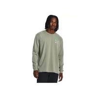 Under Armour Men's Anywhere Globe LS Top - XL - Grove Green / Olive Tint / Green Screen