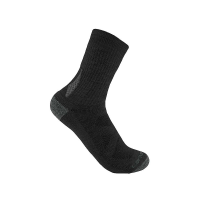 Carhartt Men's Heavyweight Merino Wool Blend Short Crew Sock - XL - Black