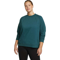 Eddie Bauer Women's Motion Cozy Pullover Sweater - Large - Peacock