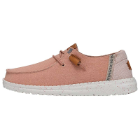 Hey Dude Women's Wendy Washed Canvas Shoe - 10 - Rose Cloud