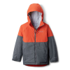 Columbia Boys' Alpine Action II Jacket - Small - Grill Heather/State Orange