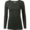 Mountain Khakis Women's Go Time LS Shirt - Medium - Kelp / Coffee Stripe