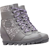 Sorel Youth Girls Lexie Wedge Boot - 2 - Quarry / Paisley
