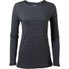 Mountain Khakis Women's Go Time LS Shirt - Small - Gunmetal / Navy Stripe