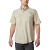Columbia Men's Blood And Guts III SS Woven Shirt - 4X - Fossil