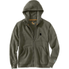 Carhartt Men's Force Delmont Graphic Full Zip Hooded Sweatshirt - XXL Tall - Moss Heather