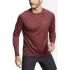 Eddie Bauer Motion Men's Resolution LS Tee - Large - Dark Berry