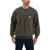 Carhartt Men's Crewneck Pocket Sweatshirt - Small Regular - Moss