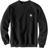 Carhartt Men's Crewneck Pocket Sweatshirt - Large Regular - Black