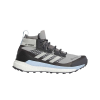 Adidas Women's Terrex Free Hiker GTX Shoe - 7 - Ch Solid Grey / Grey Two / Glow Blue