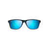 Maui Jim Onshore Polarized Sunglasses - One Size - Blue Black Stripe Fade/Blue Hawaii