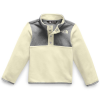 The North Face Toddlers' Glacier 1/4 Snap Top - 4T - Vintage White/TNF Medium Grey Heather