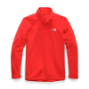 The North Face Women's TKA Glacier Snap-Neck Pullover - Medium - Fiery Red / Fiery Red