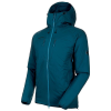 Mammut Men's Rime IN Flex Hooded Jacket - Small - Wing Teal
