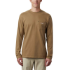 Columbia Men's Rough Tail Work LS Pocket Tee - Large - Flax