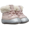 Sorel Infant Caribootie Boot - 1 - Dusty Pink / Chrome Grey