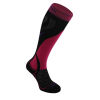 Bridgedale Women's Vertige Mid Sock - Medium - Black / Pink