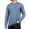 The North Face Men's TNF Terry LS Crew - Medium - Blue Wing Teal Heather