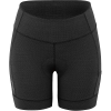 Louis Garneau Women's Fit Sensor Texture 5.5 Inch Short - XXL - Black