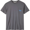 Mountain Khakis Men's Pocket Logo SS T-Shirt - XXL - Slate Heather / Heron