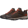 The North Face Men's Trail Edge Shoe - 11 - Coffee Brown / Picante Red