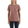 Carhartt Women's WK87 Workwear Pocket SS T-Shirt - Small - Burlwood Heather