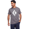 Black Diamond Men's Chalked Up SS Tee - Large - Charcoal Heather