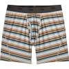 Outdoor Research Men's Next To None 6 Inch Printed Boxer Brief - Small - Sand Stripe