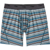 Outdoor Research Men's Next To None 6 Inch Printed Boxer Brief - Large - Mediterranean Stripe