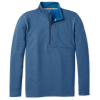 Smartwool Men's Merino Sport Fleece 1/2 Zip Top - Small - Alpine Blue Heather