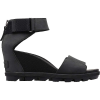 Sorel Women's Joanie II Ankle Strap Sandal - 10 - Black