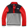 The North Face Toddlers' Glacier 1/4 Snap Top - 4T - Fiery Red