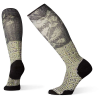 Smartwool Women's Compression Sightseeing Sunflower Printed Over The C - Medium - Charcoal