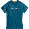 Carhartt Men's Force Cotton Delmont Graphic SS T-Shirt - XL - Bay Harbor