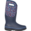 Bogs Women's Classic Freckle Flowers Tall Boot - 6 - Blue Multi