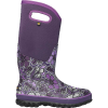 Bogs Women's Classic May Flowers Tall Boot - 8 - Purple Multi