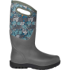 Bogs Women's Neo-Classic NW Garden Tall Boot - 6 - Grey Multi