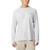 Columbia Men's Terminal Deflector Zero Mock LS Shirt - Small - Cool Grey