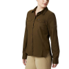 Columbia Women's Silver Ridge Lite Long Sleeve Shirt - 1X - Olive Green