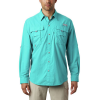 Columbia Men's Bahama II LS Shirt - XXL Tall - Bright Aqua