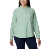 Columbia Women's Coral Point LS Woven Shirt - Medium - New Mint