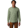 Mountain Hardwear Men's Greenstone LS Shirt - Medium - Field Scatter Dot Prt