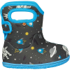 Bogs Infant Baby Bogs Space Man Shoe - 4 - Dark Grey Multi