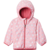 Columbia Infant Mini Pixel Grabber Ii Wind Jacket - 6/12 Months - Pink Orchid Polka Pets