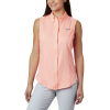 Columbia Women's Tamiami Sleeveless Shirt - 1X - Tiki Pink