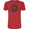 Mountain Khakis Men's Bison Patch T-Shirt - Large - Bison Red Heather